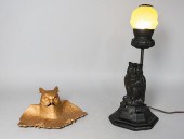 TWO OWL DECORATIVE ACCESSORIES