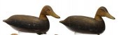 Two painted and carved Black d