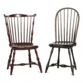 Two Painted Compass-Seat Winds
