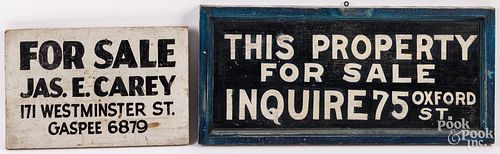 TWO PAINTED PINE PROPERTY FOR
