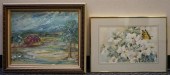 TWO PAINTERLY TANALIST PAINTIN