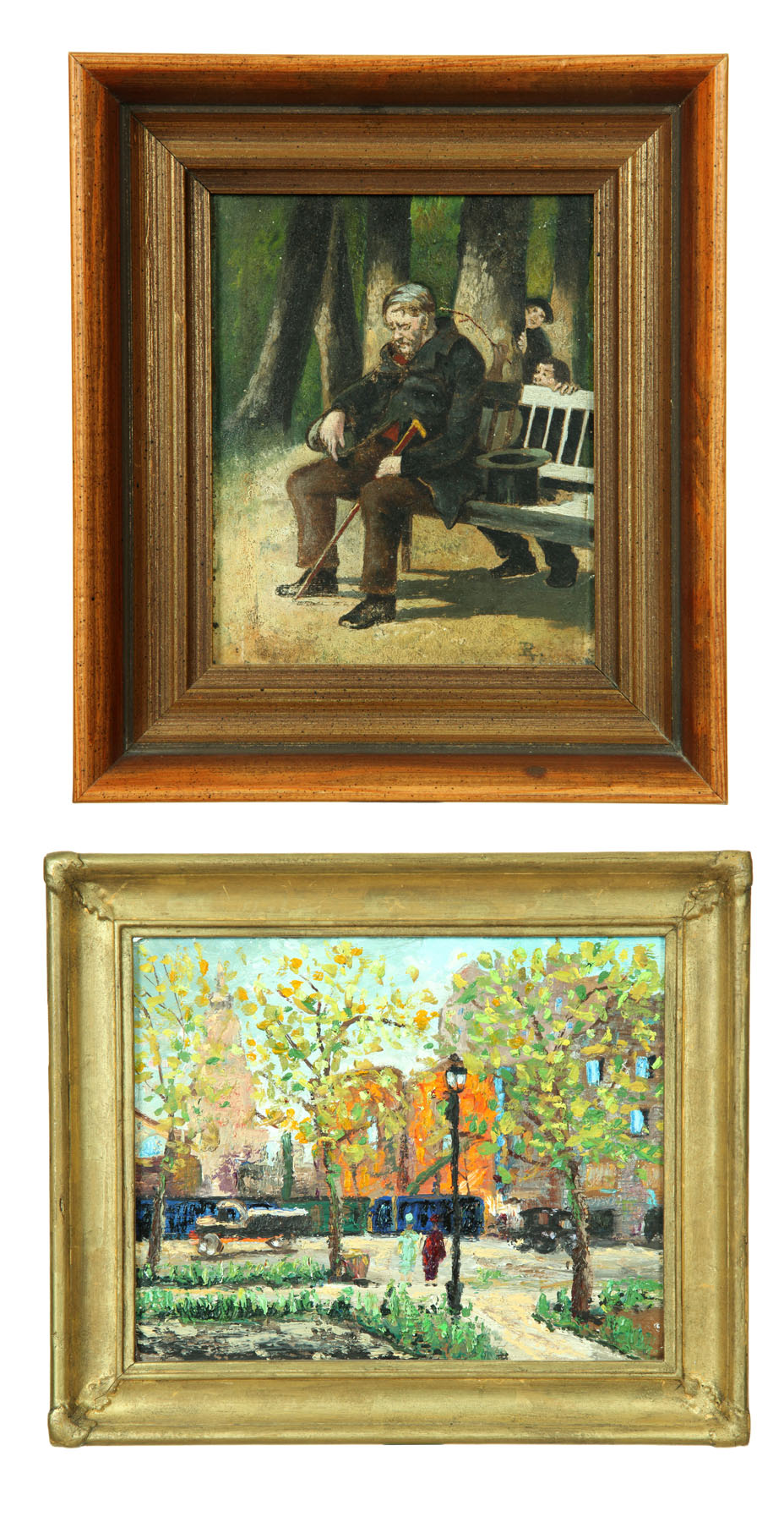 TWO PAINTINGS (AMERICAN OR EUROPEAN