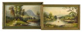 TWO PAINTINGS BY FREDERICK MAT