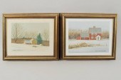 TWO PAINTINGS BY JAMES P. FERI