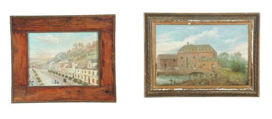 TWO PAINTINGS (EUROPEAN SCHOOL 