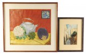 TWO PAINTINGS: FIRST BY MARTHA