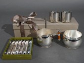 TWO PAIR CHRISTOFLE SILVERPLAT
