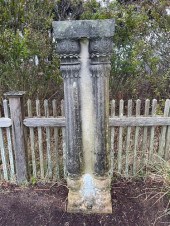TWO PAIR OF ANTIQUE GARDEN CLA