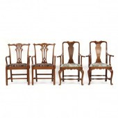TWO PAIR OF ARM CHAIRS, BARTLE
