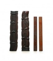Two pair of Chinese hongmu scr