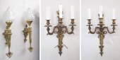 TWO PAIR OF LOUIS XV STYLE DOR