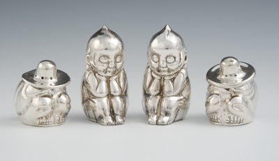 Two Pair of Mexican Sterling Silver