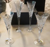 TWO PAIR OF WATERFORD CRYSTAL