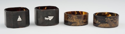 Two Pair Tortoise Shell Napkin