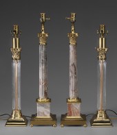Two Pairs Brass-Mounted Classi