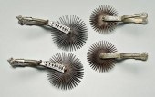 Two pairs gaucho spurs: one pa