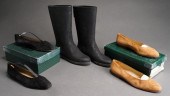 TWO PAIRS GUCCI SUEDE SHOES AN