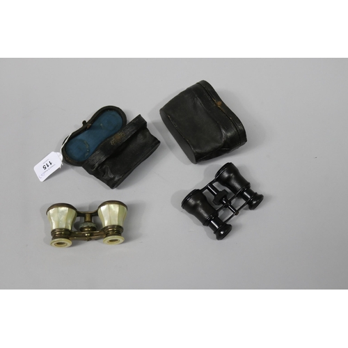 Two pairs of antique opera