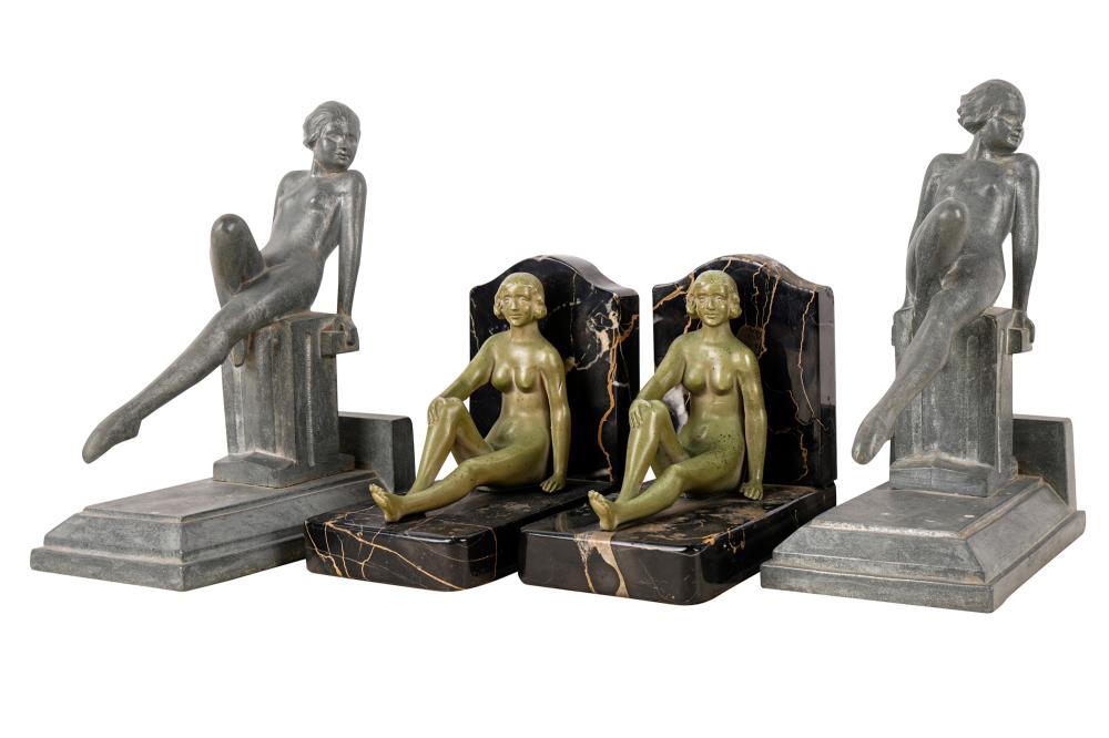 TWO PAIRS OF ART DECO
