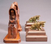 TWO PAIRS OF BOOKENDS: FRUITWO
