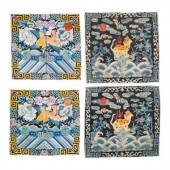 Two Pairs of Chinese Embroider