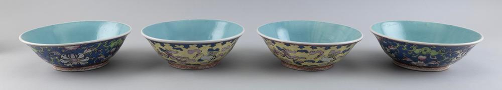 TWO PAIRS OF CHINESE FAMILLE ROSE