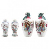 TWO PAIRS OF CHINESE PORCELAIN