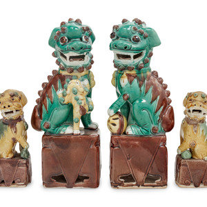 Two Pairs of Chinese Sancai