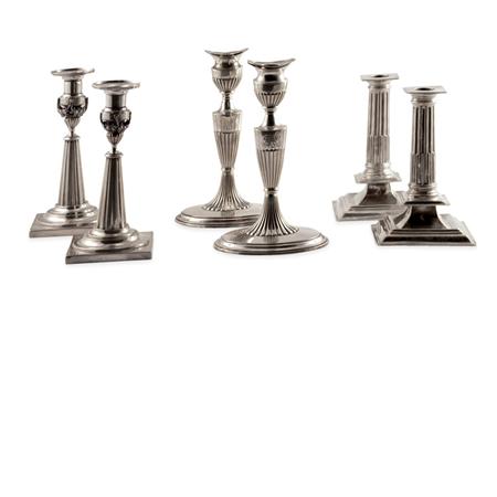 Two Pairs of Continental Silver