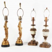 TWO PAIRS OF CONTINENTAL  WOOD