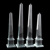 TWO PAIRS OF CRYSTAL NEOCLASSI