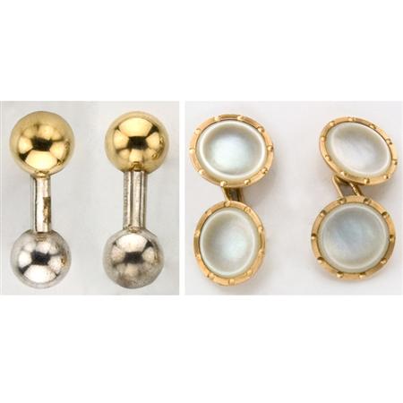 Two Pairs of Cufflinks 	 