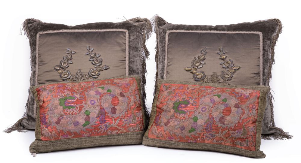 TWO PAIRS OF DECORATIVE