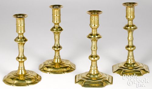 TWO PAIRS OF ENGLISH QUEEN ANNE