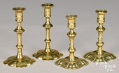 TWO PAIRS OF ENGLISH QUEEN ANN
