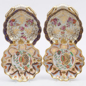 TWO PAIRS OF ENGLISH SHELL SHA