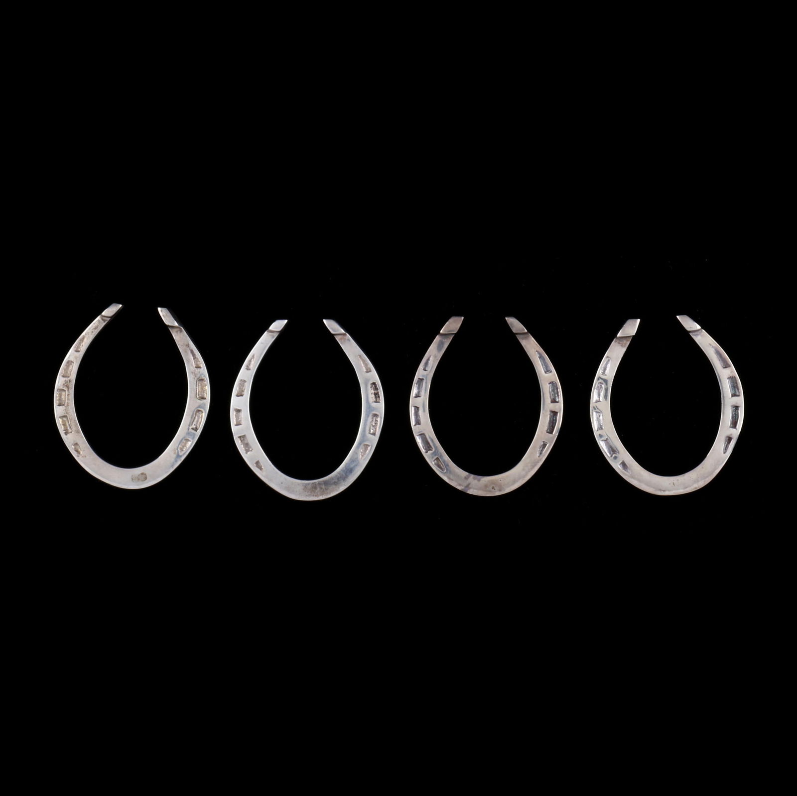 TWO PAIRS OF ENGLISH SILVER