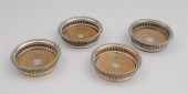 TWO PAIRS OF ENGLISH SILVER-PL