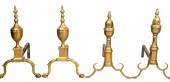 TWO PAIRS OF FEDERAL BRASS AND
