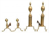 TWO PAIRS OF FEDERAL BRASS AND