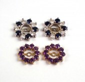 TWO PAIRS OF FOURTEEN KARAT GO