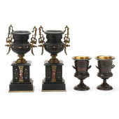 TWO PAIRS OF FRENCH NEOCLASSIC