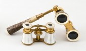 TWO PAIRS OF FRENCH OPERA GLAS
