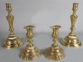 TWO PAIRS OF FRENCH REGENCE BR