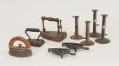 TWO PAIRS OF HOG SCRAPER CANDL