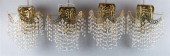 TWO PAIRS OF HOLLYWOOD REGENCY