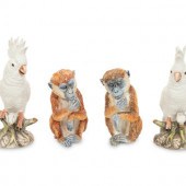 Two Pairs of Italian Cermaic A