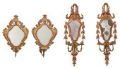 TWO PAIRS OF ITALIAN MIRRORED