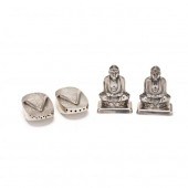 TWO PAIRS OF JAPANESE FINE STE