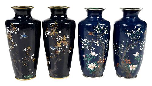 TWO PAIRS OF JAPANESE MINIATURE